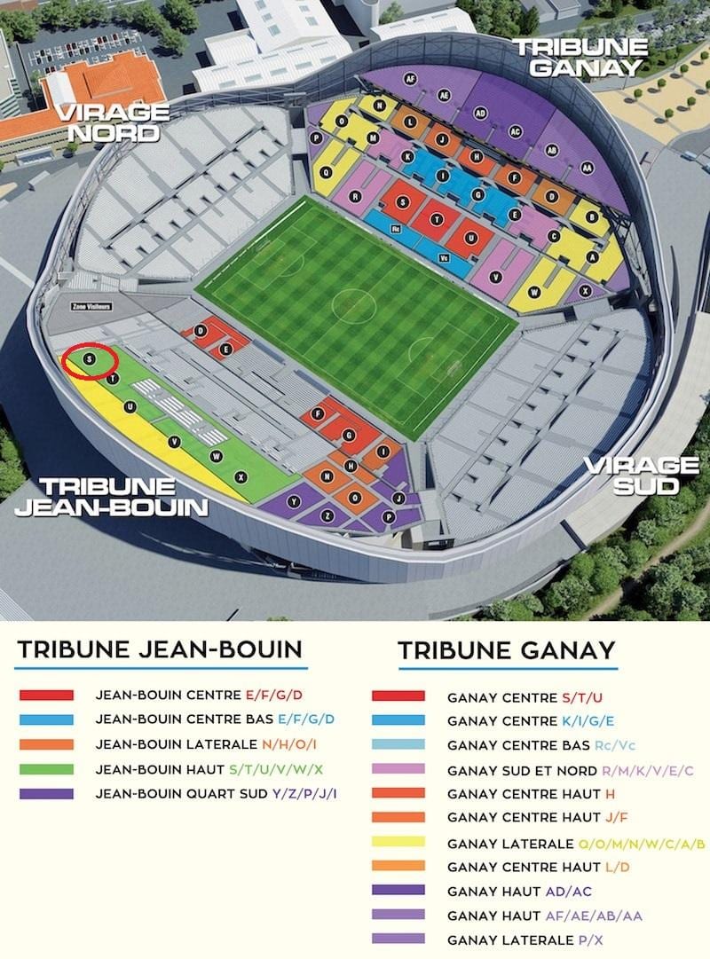 stade belodromoan eserlekuak mapa