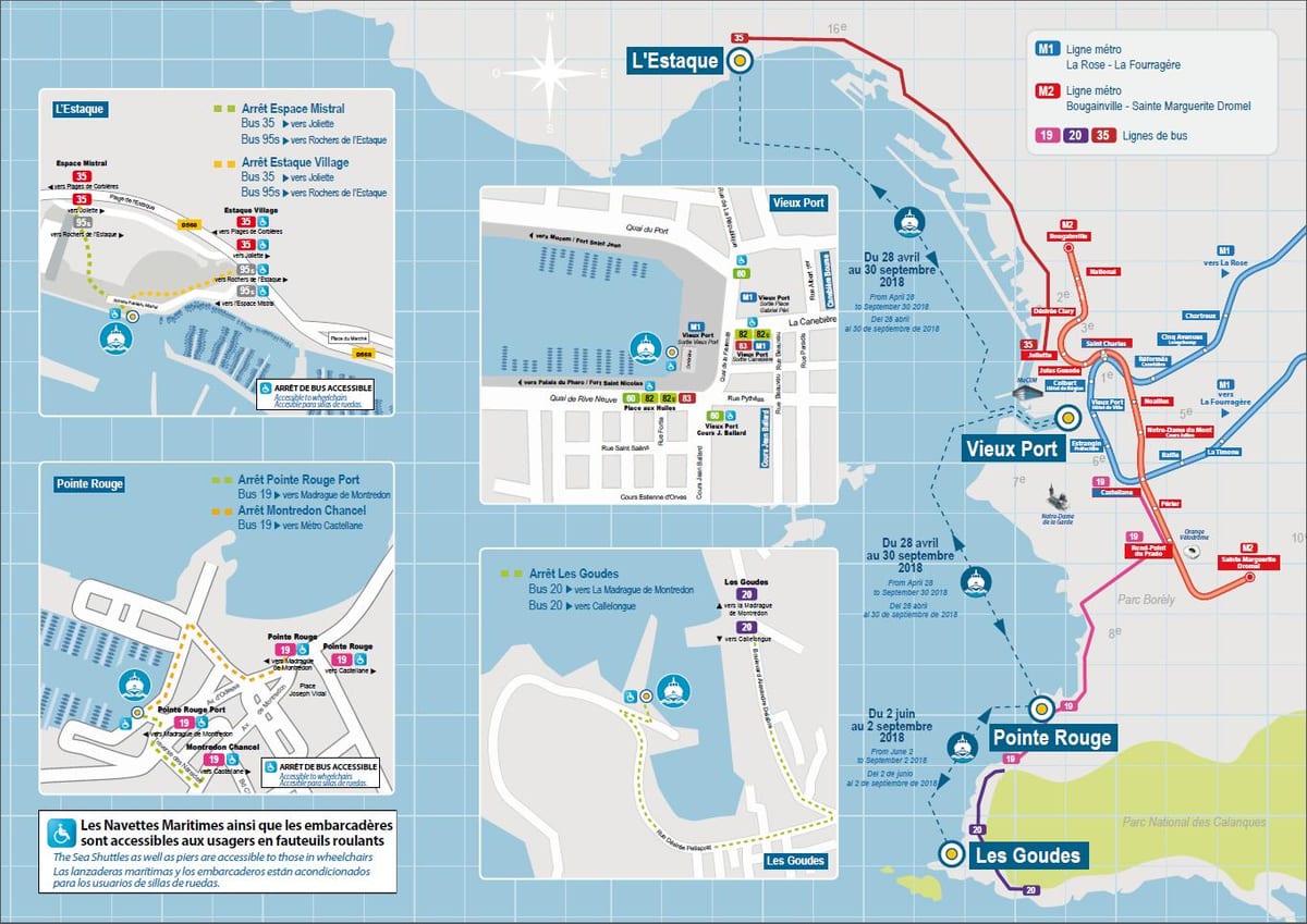 mapa Marseilla itsasontzi