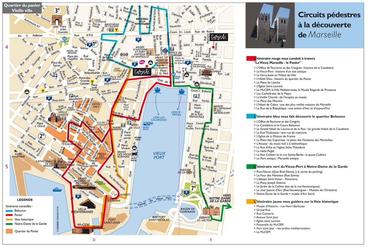 Marseilla turismo mapa pdf